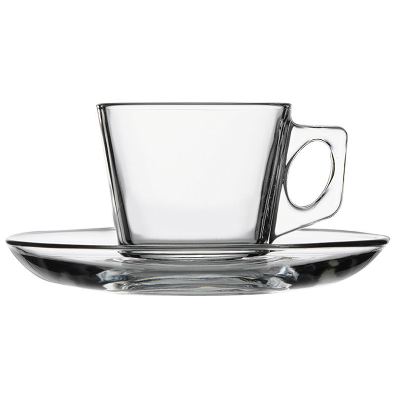 Espressotassen Mit Unterteller Set 80 Ml Glas