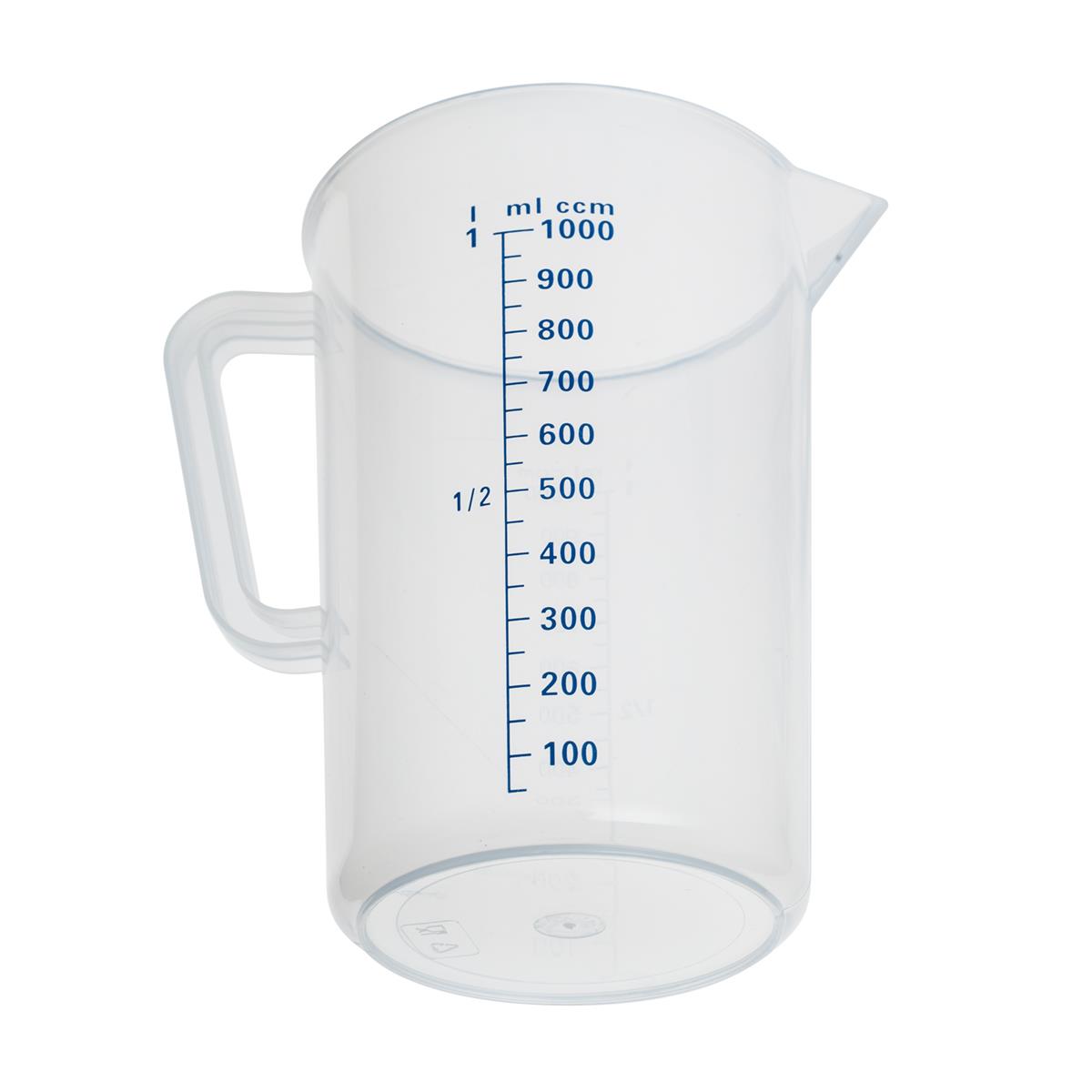 Messbecher von unten