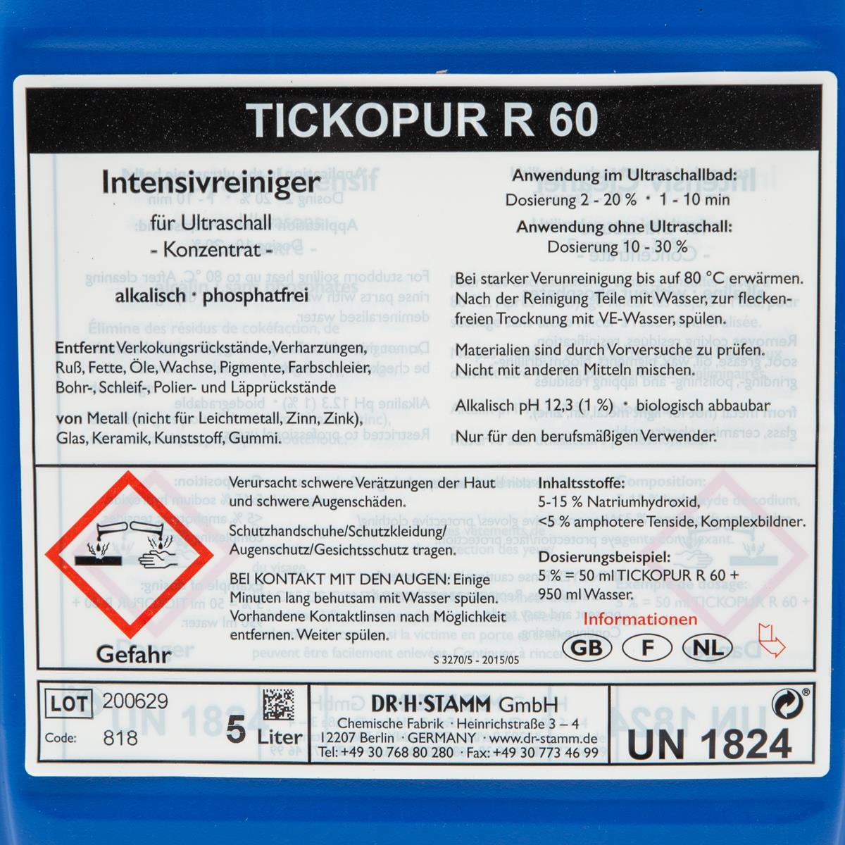 TICKOPUR R 60 label
