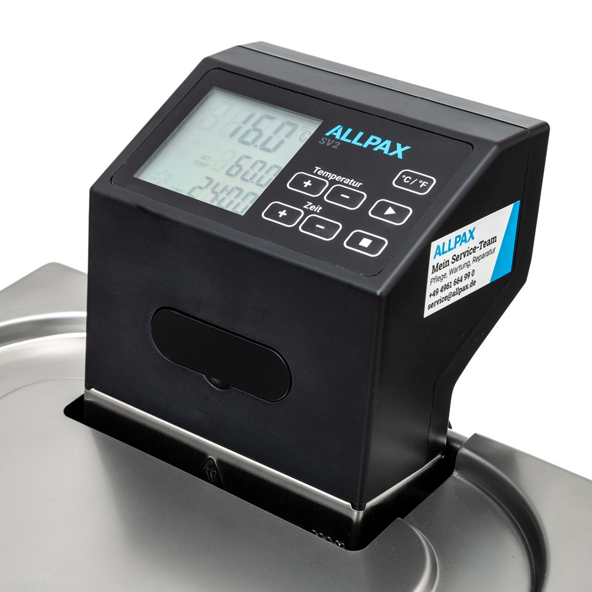 Sous Vide Garer Oberseite