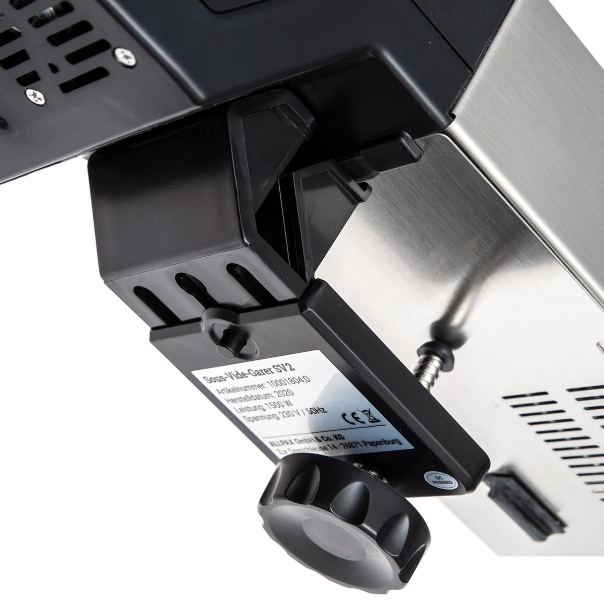 Sous Vide Garer Rückseite