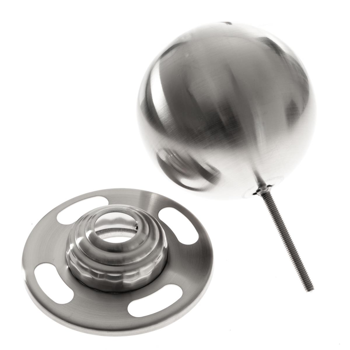 STOPPO Pfosten Kugel Edelstahl