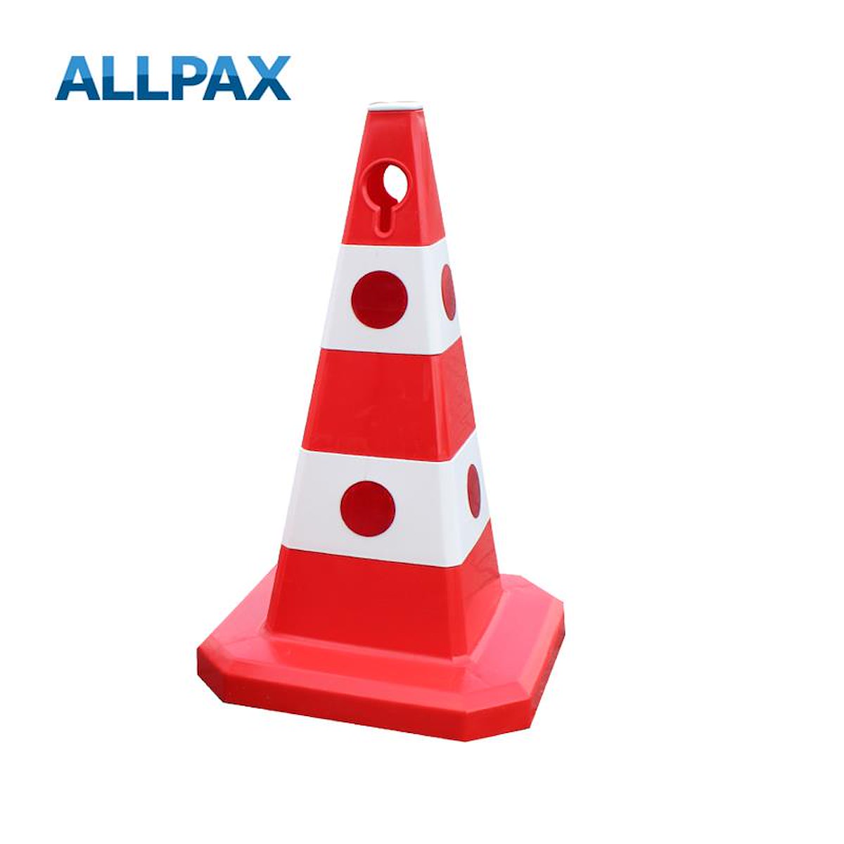 Allpax Leitkegel Plasto 600 mm mit Reflektoren