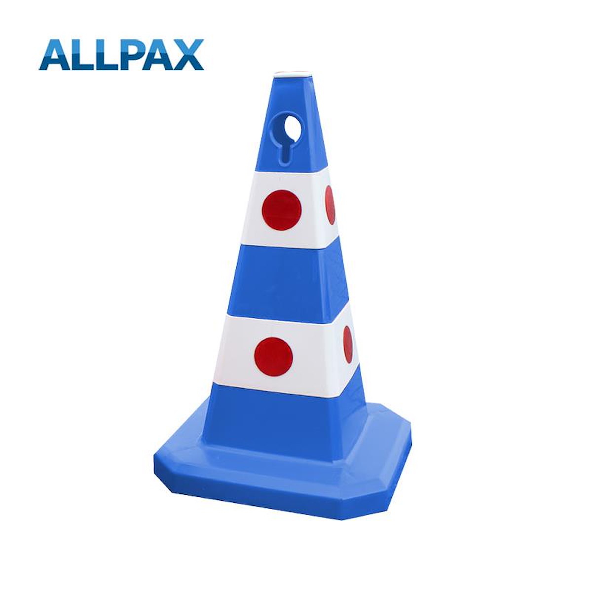 Allpax Leitkegel Plasto 613 mm mit Zusatzfuß