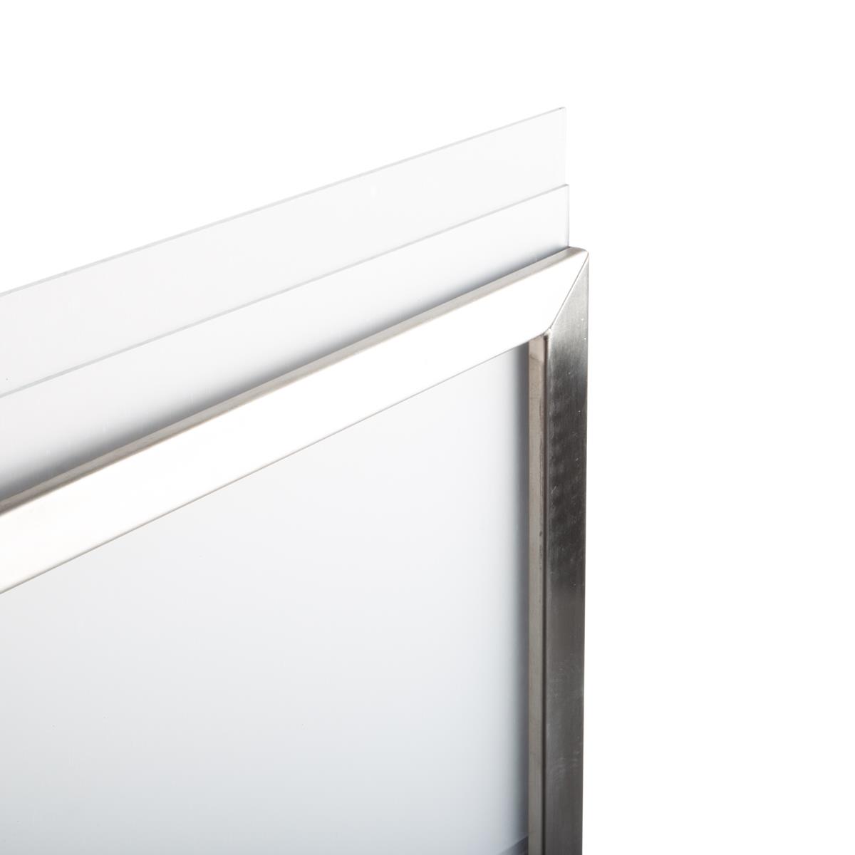 STOPPO Info-Tafel, quer, für Pfosten mit Kordeln