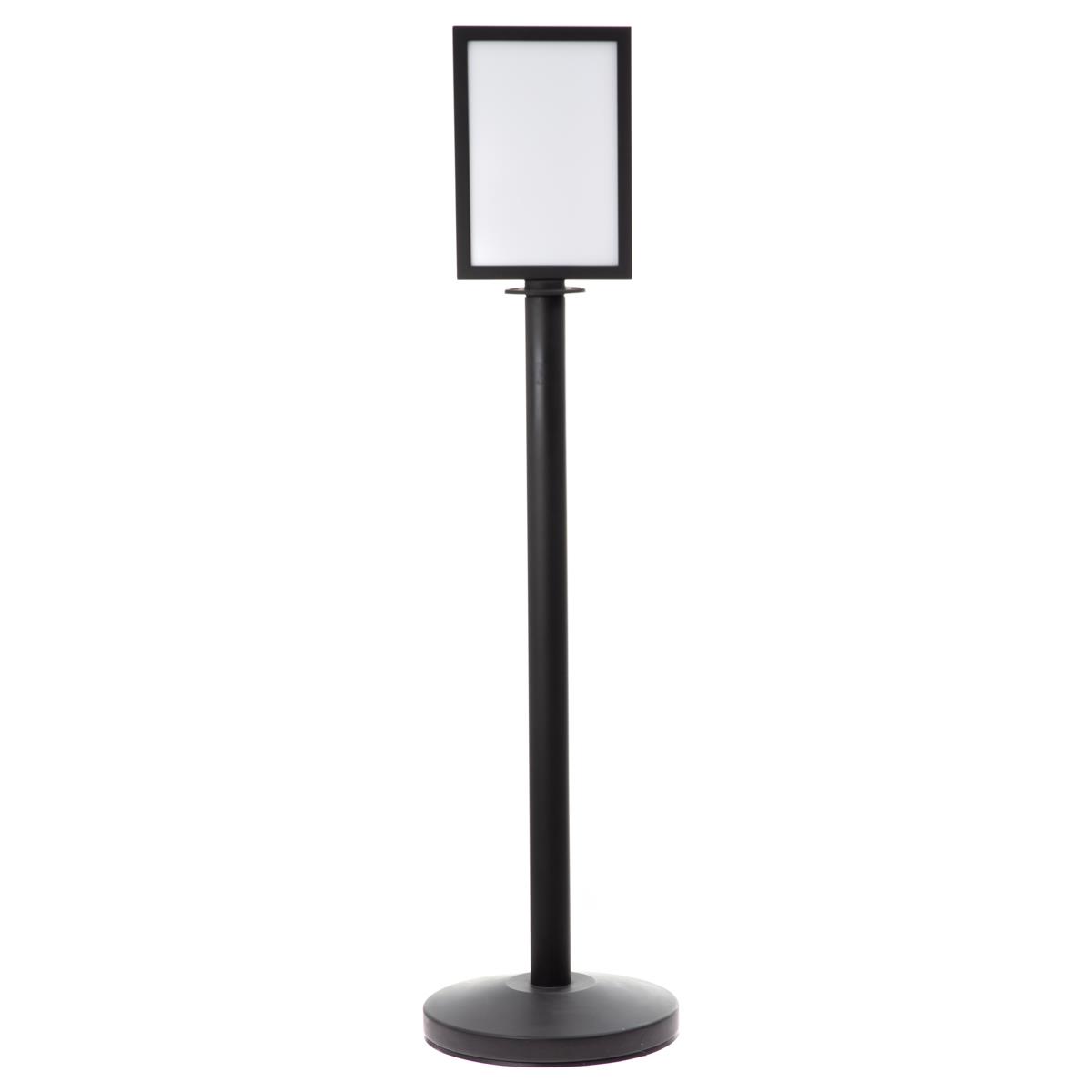 STOPPO Info-Tafel, hoch, für Pfosten mit Kordeln