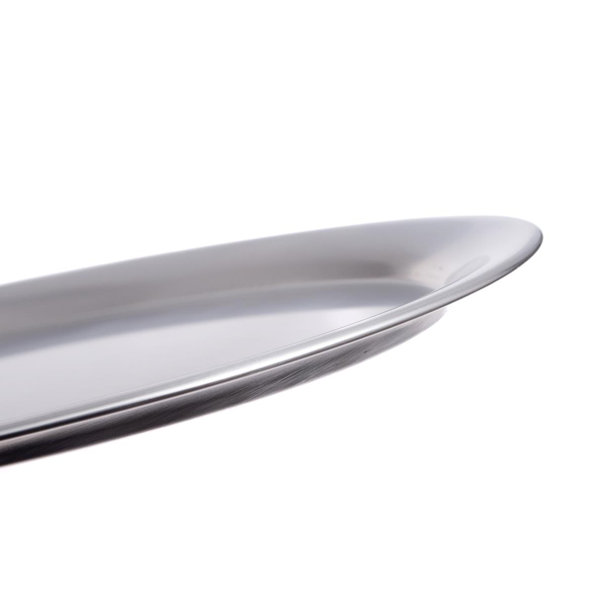 Serviertablett oval seitlich