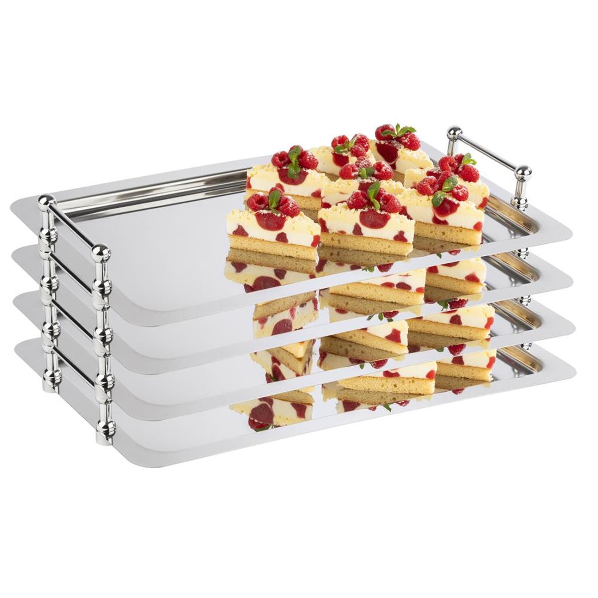 System-Tablett -BUFFET-STAR- GN, Edelstahl