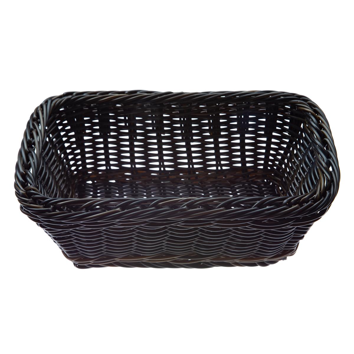 GN Korb -PROFI LINE-, schwarz/braun 10 cm hoch, 6 Größen