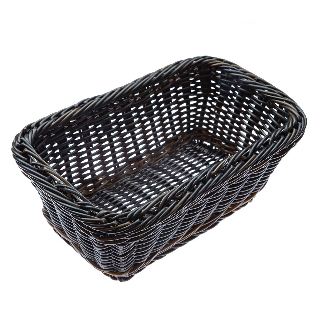 GN Korb -PROFI LINE-, schwarz/braun 10 cm hoch, 6 Größen