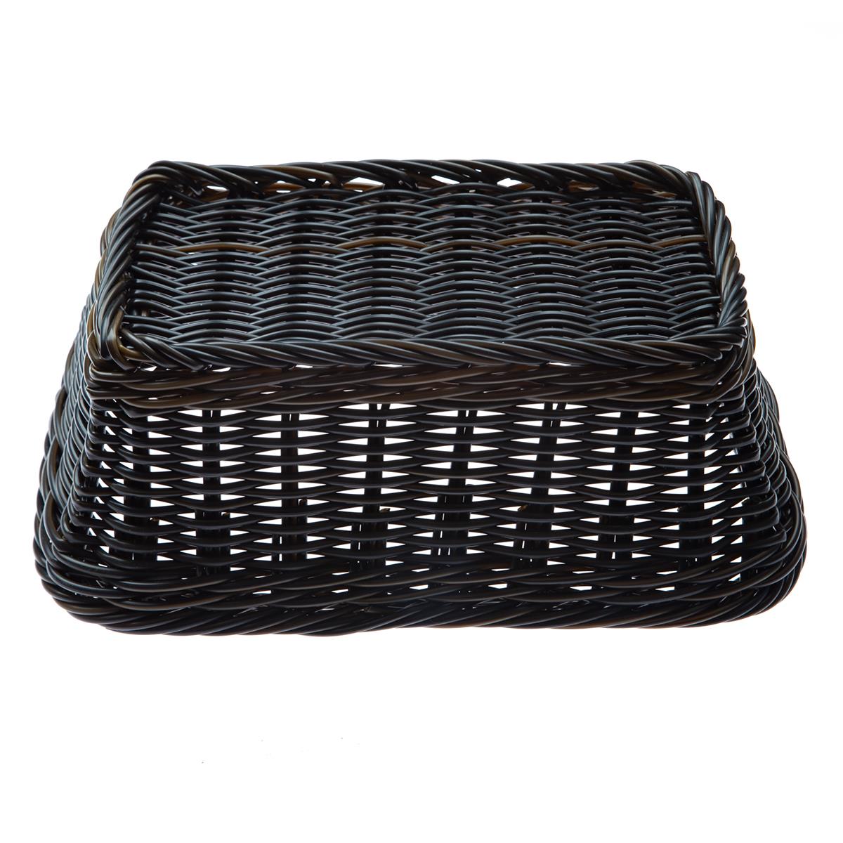 GN Korb -PROFI LINE-, schwarz/braun 10 cm hoch, 6 Größen