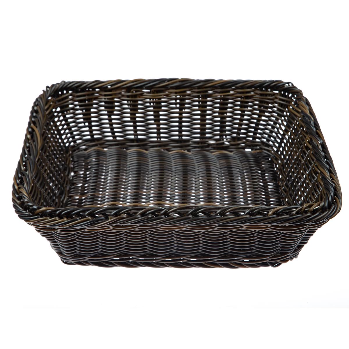 GN Korb -PROFI LINE-, schwarz/braun 10 cm hoch, 6 Größen