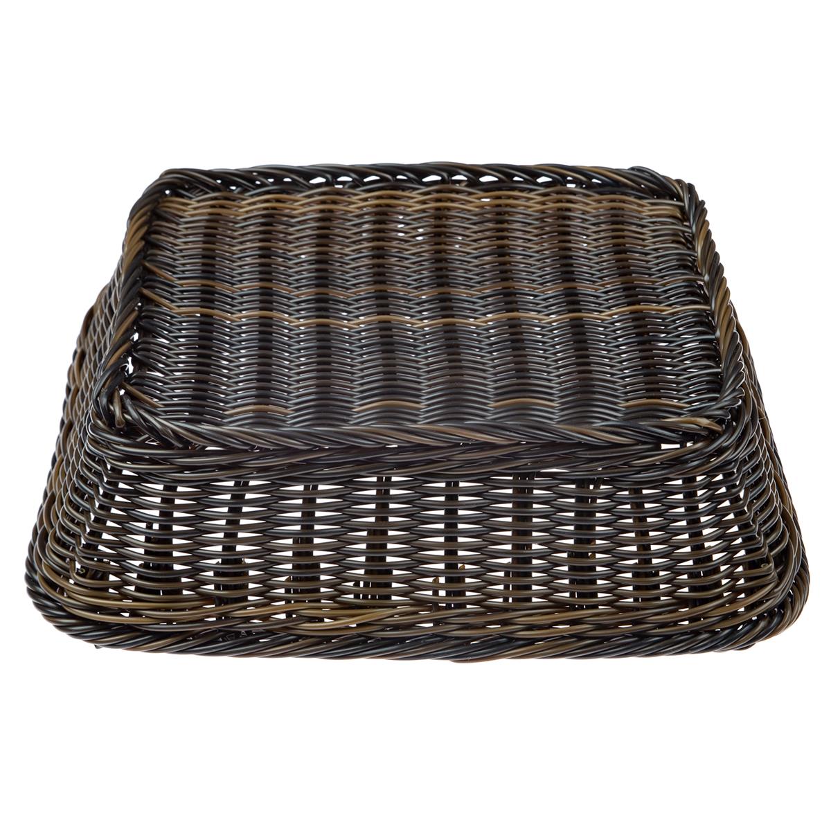 GN Korb -PROFI LINE-, schwarz/braun 10 cm hoch, 6 Größen