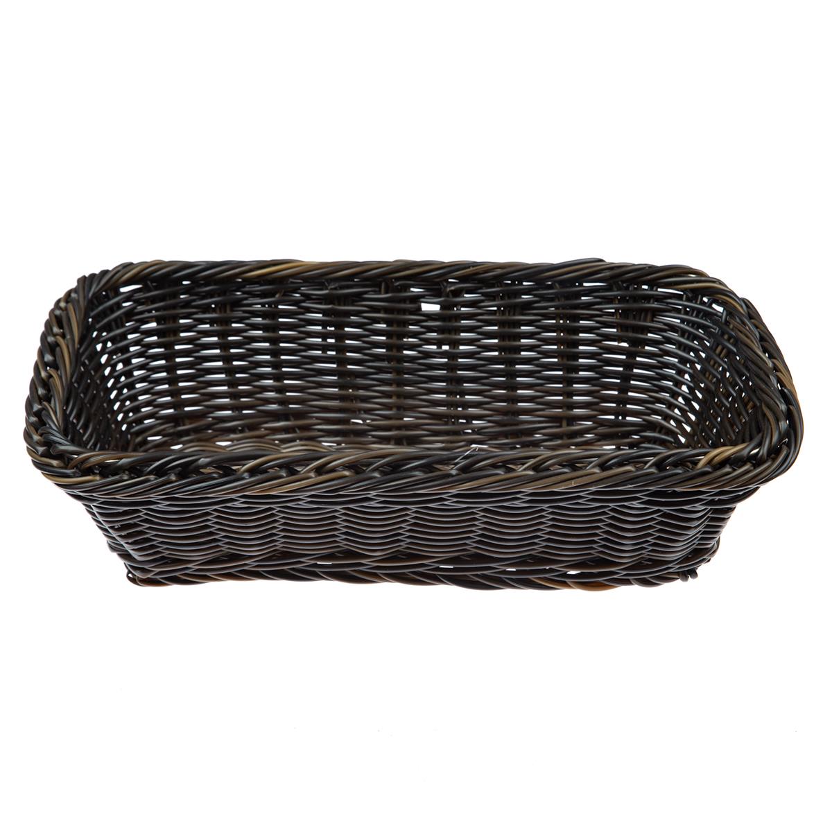 GN Korb -PROFI LINE-, schwarz/braun 10 cm hoch, 6 Größen