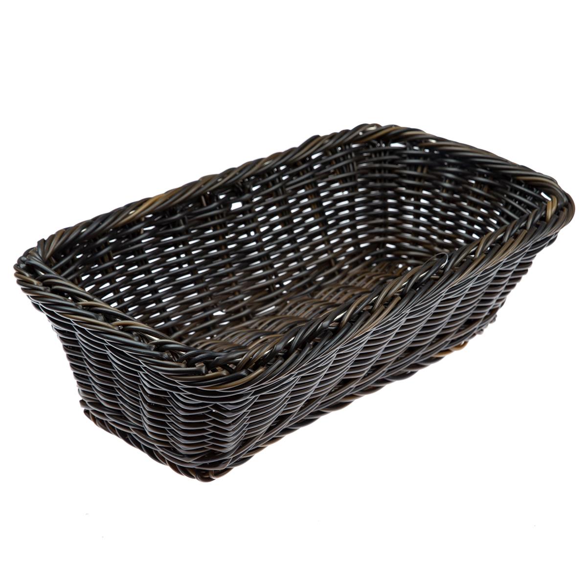 GN Korb -PROFI LINE-, schwarz/braun 10 cm hoch, 6 Größen