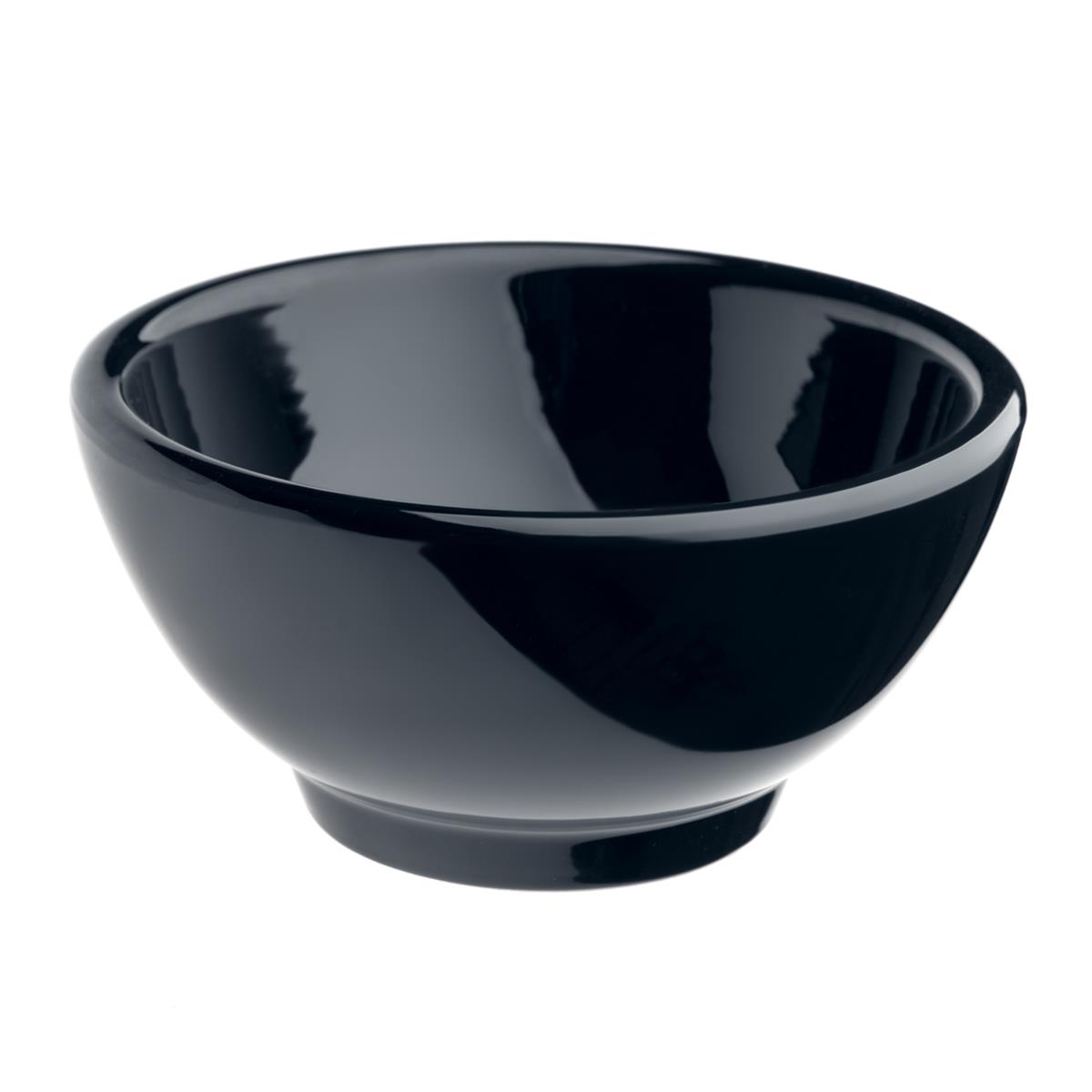 Schale -PURE- rund, schwarz