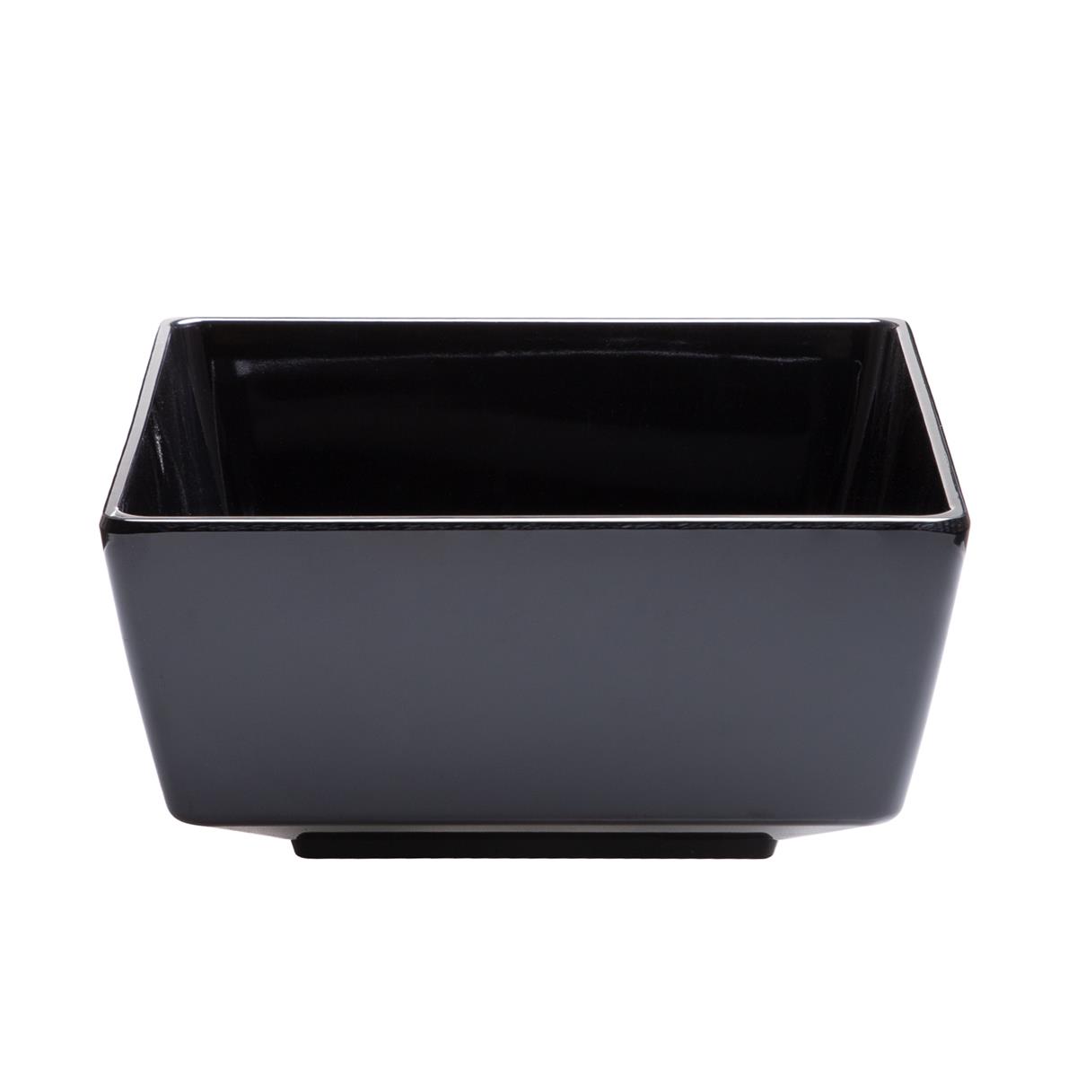 Schale -FLOAT- quadratisch, schwarz
