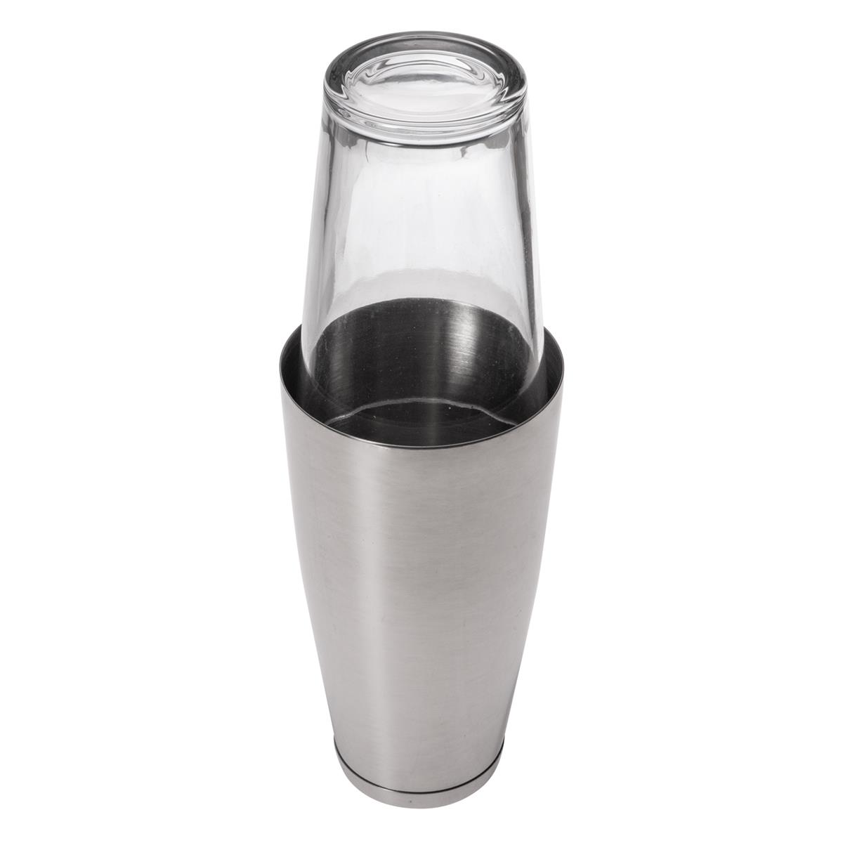 Boston Shaker 2-teilig,  Edelstahlbecher