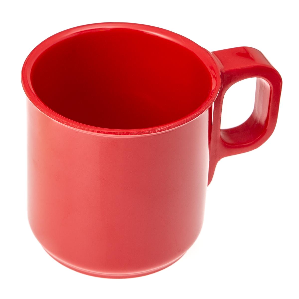 Kaffeebecher Melamin, 5 Farben, 12er Set