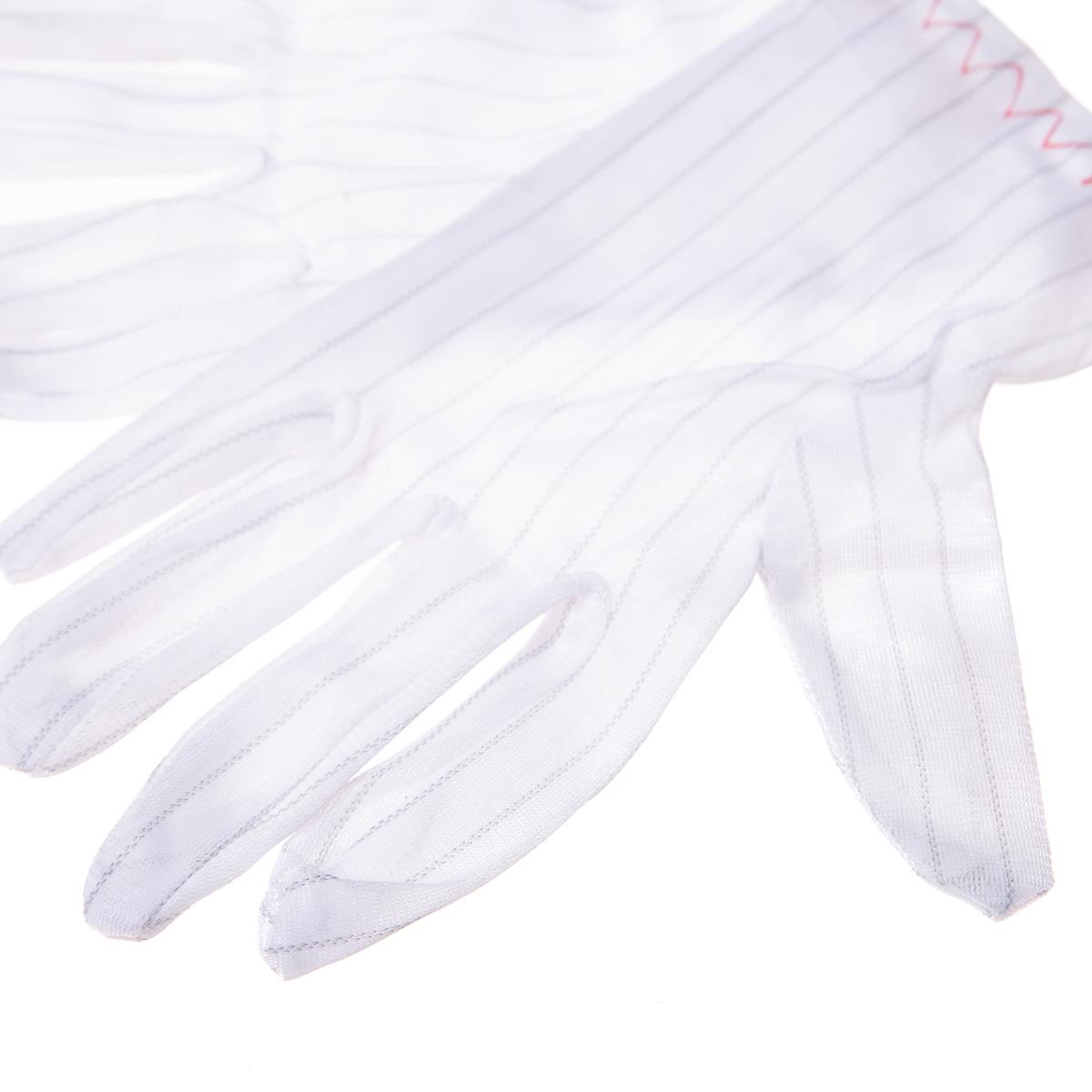 ESD Handschuhe Polyester Nahaufname