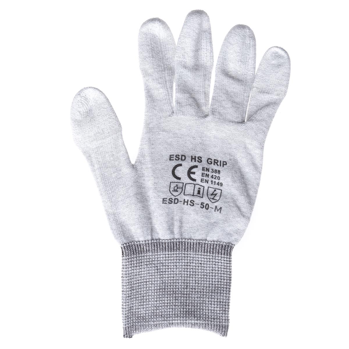 ESD Handschuhe Mischgewebe rechts