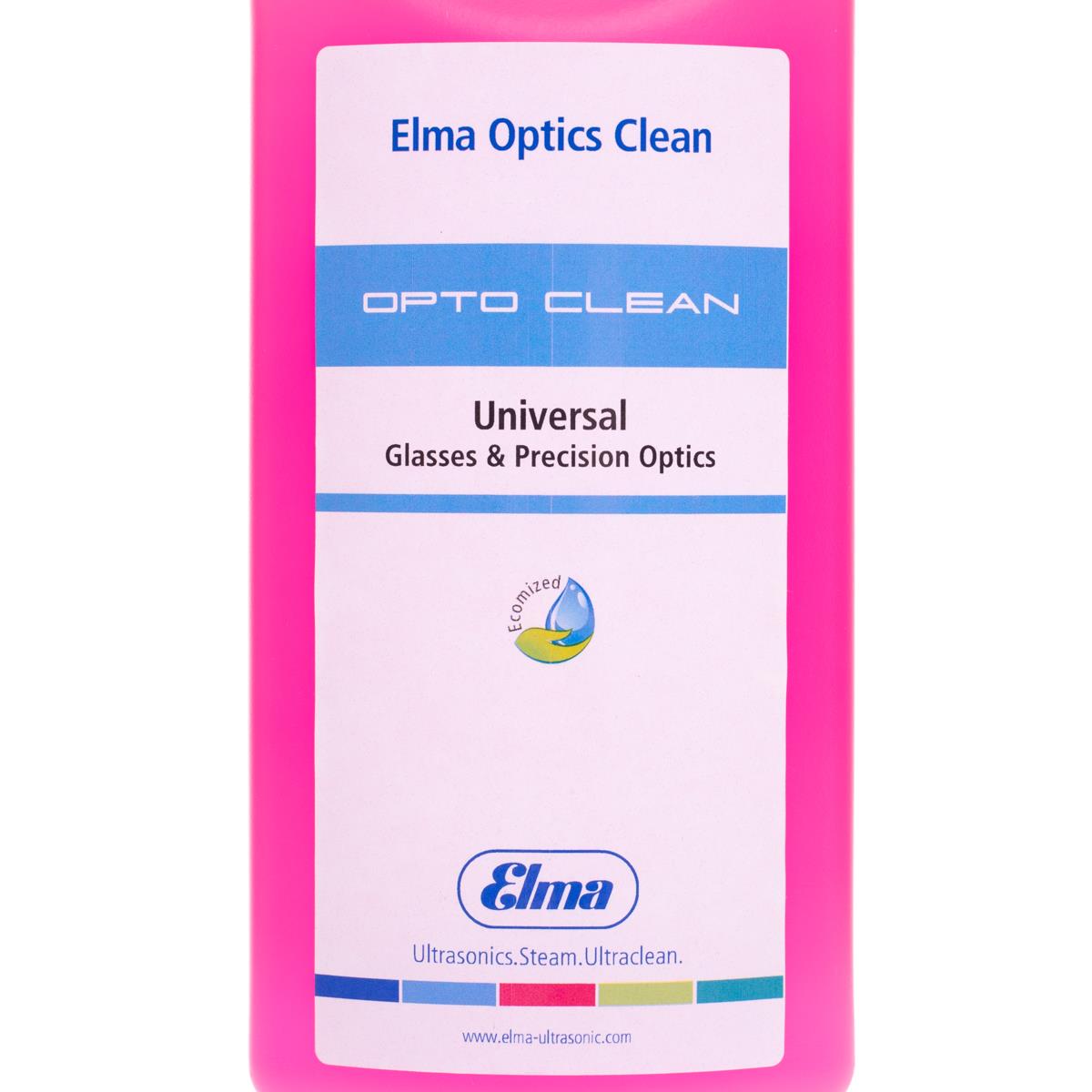 elma opto clean Etikett Vorderseite