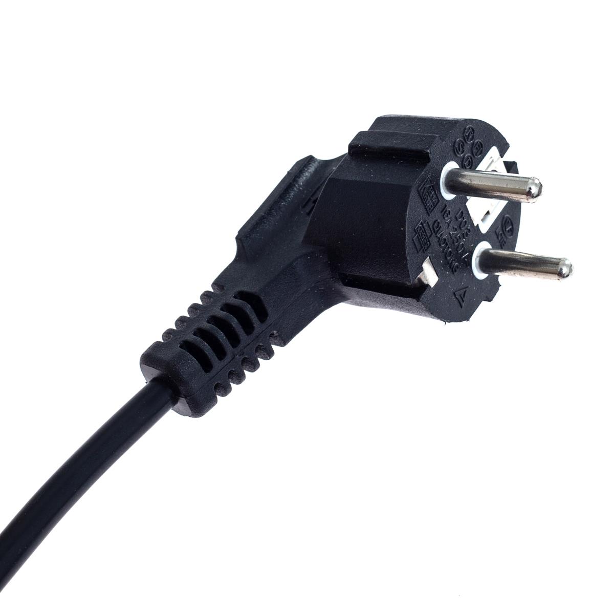 Schukostecker vom Anzeigegerät