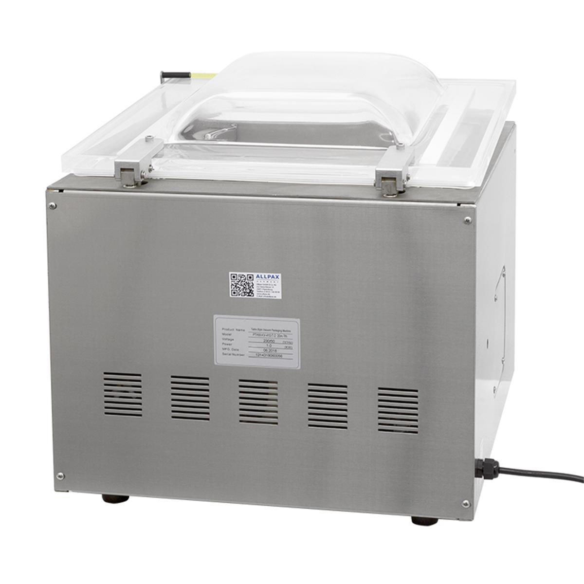 Vakuumiergerät KV 415 Rückseite