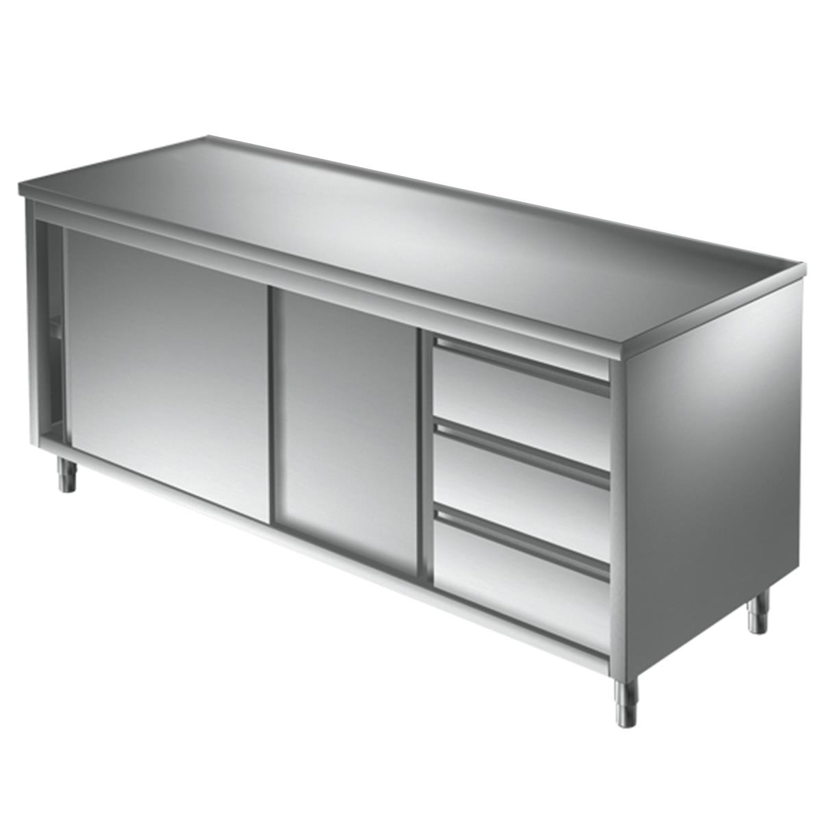 Edelstahlschrank