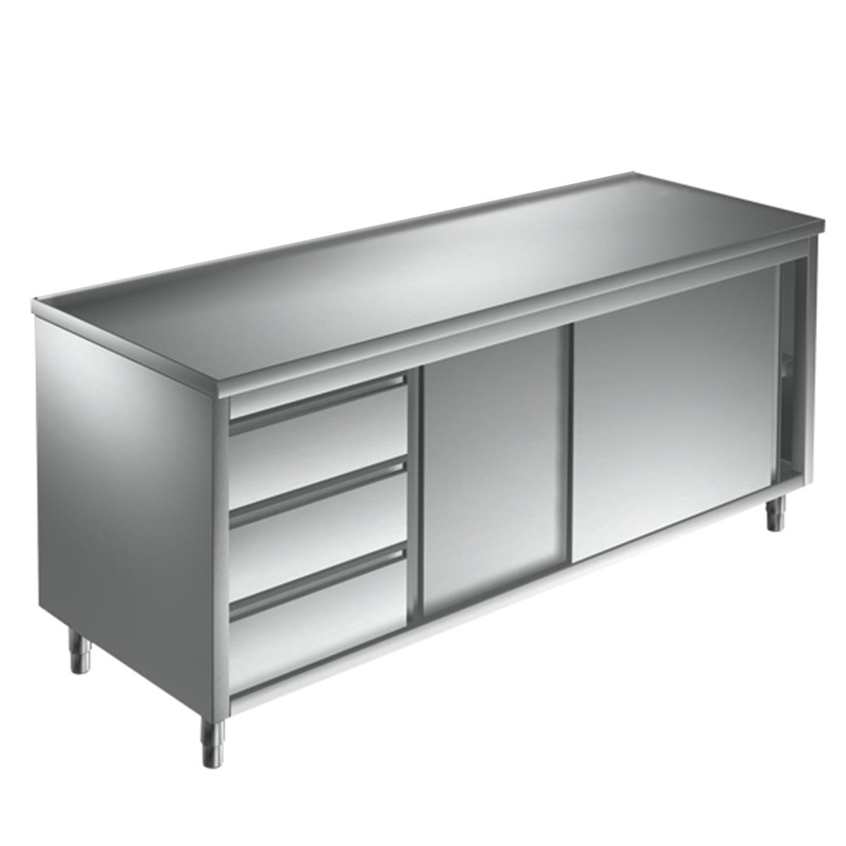 Edelstahlschrank