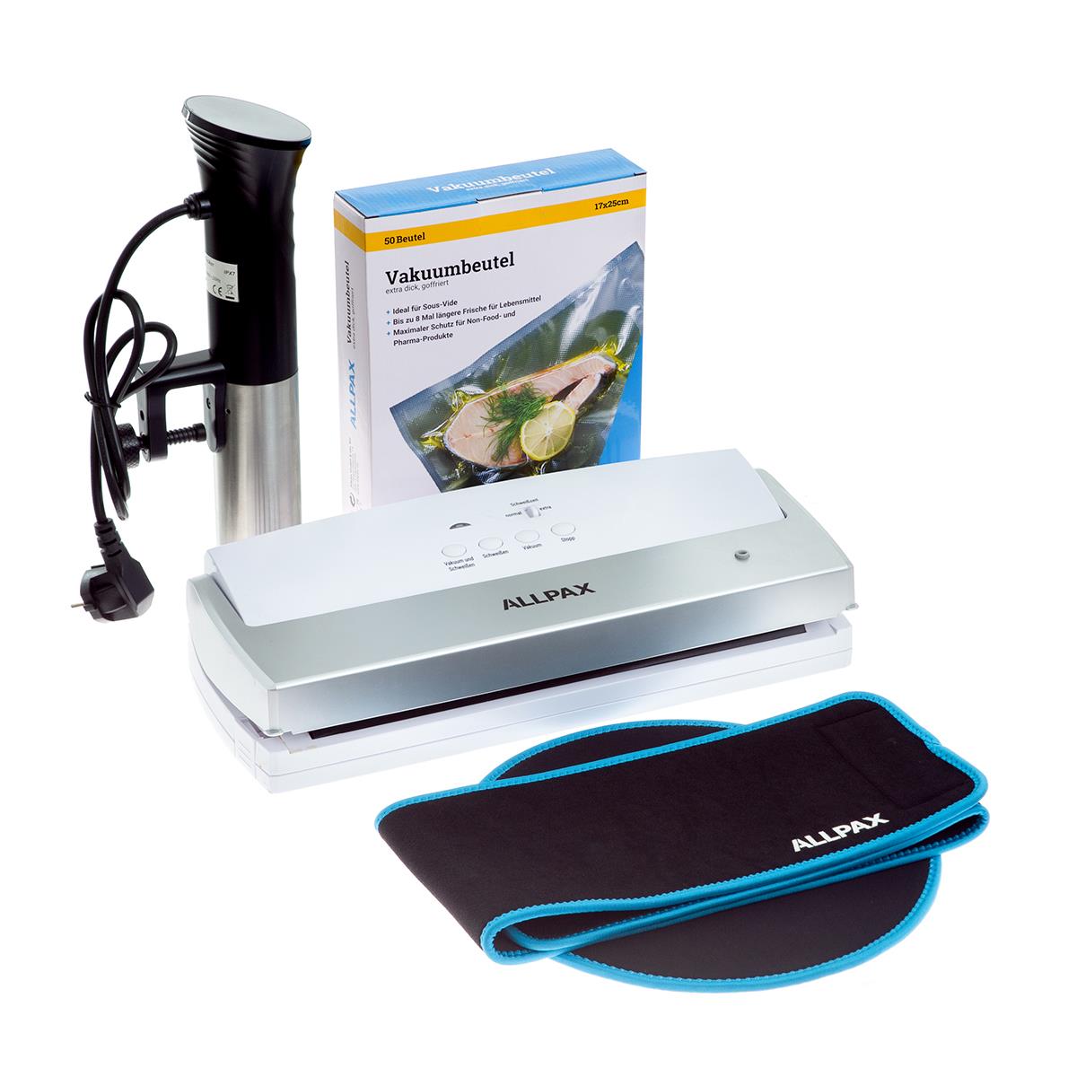 Vakuumierer + SVU Sous Vide Garer + Vakuumbeutel