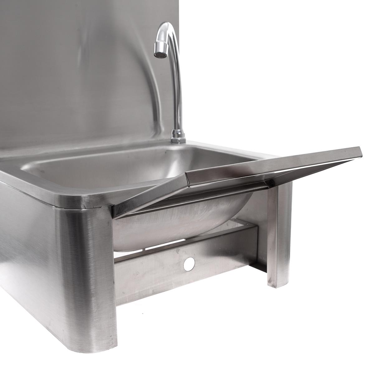 Waschbecken Knieschalter angehoben