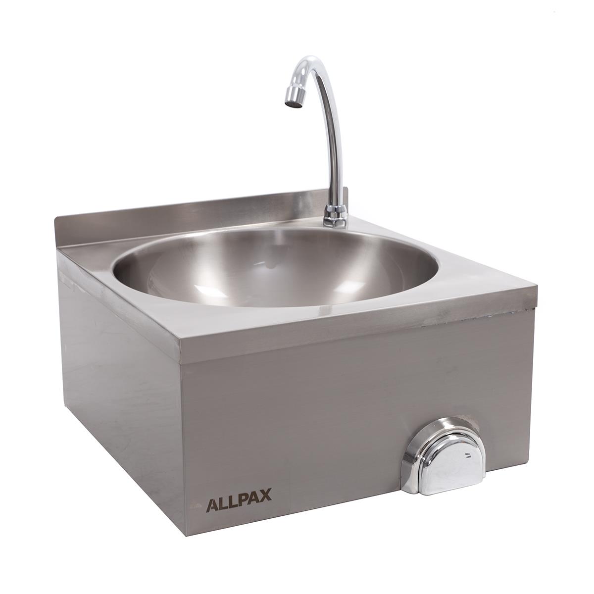 Waschbecken mit Knieschalter