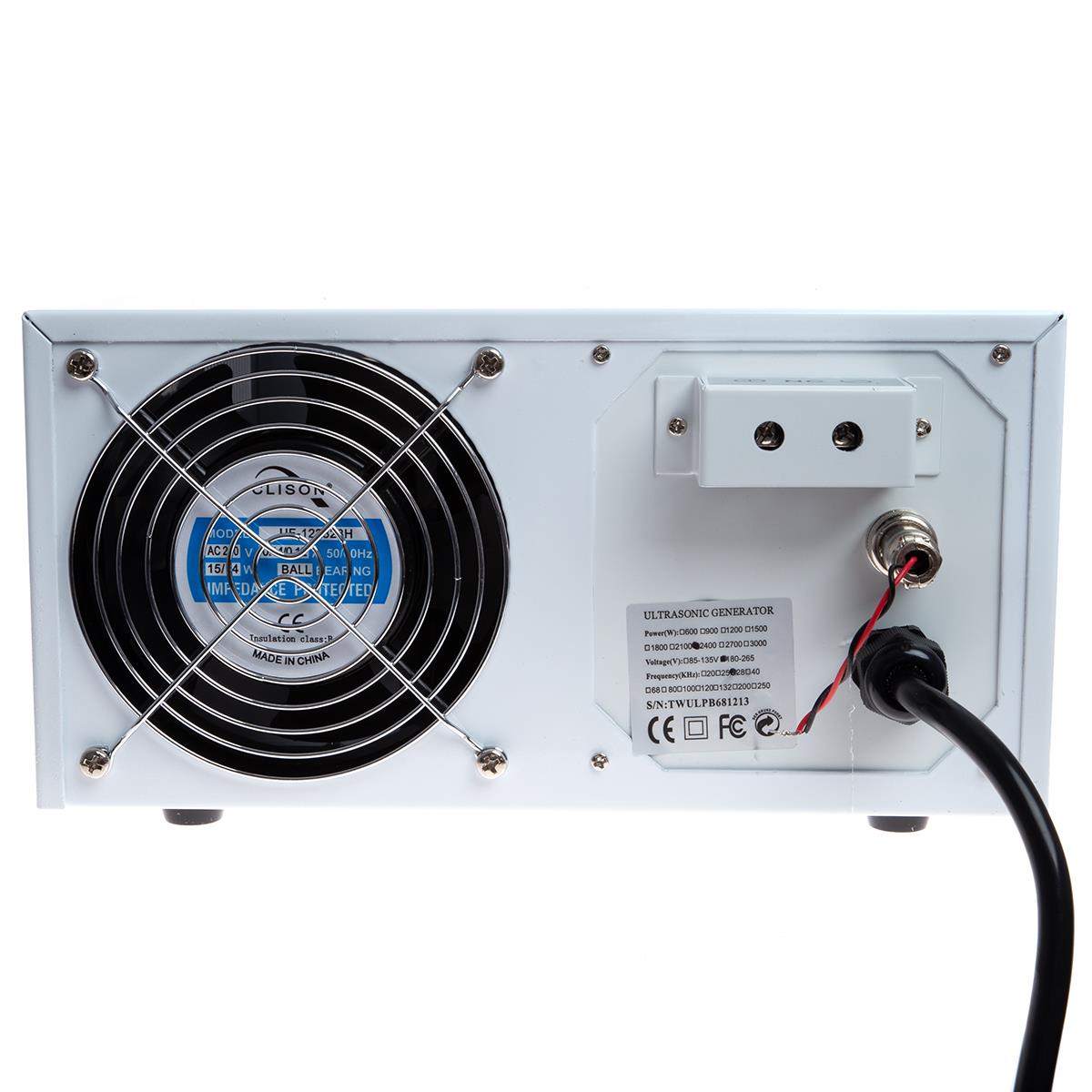 Ultraschallreiniger Generator Rückseite