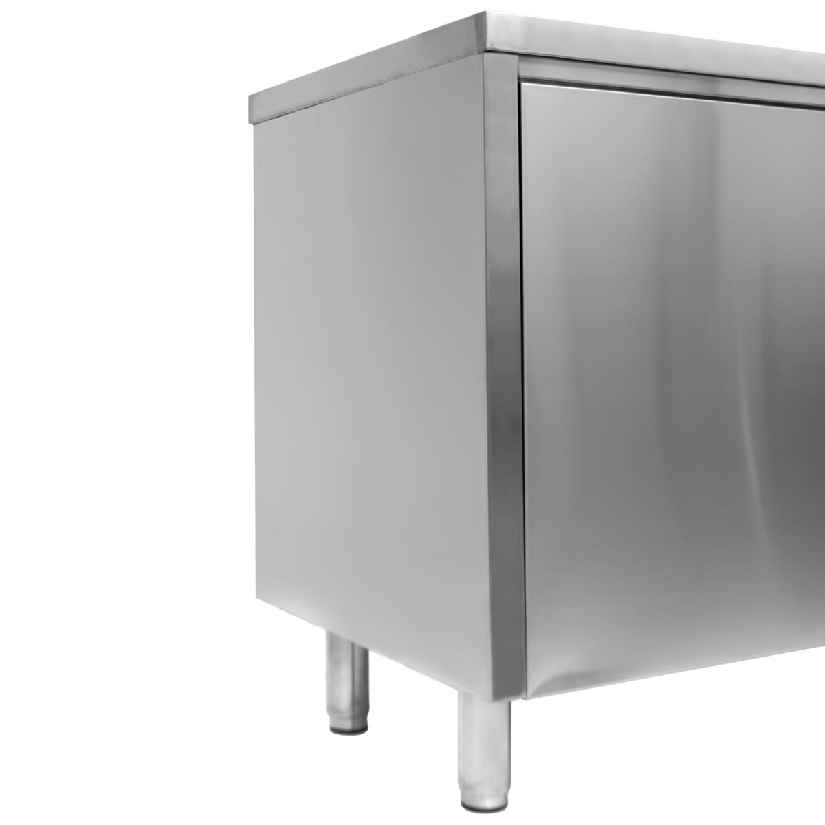 Ecke Edelstahlschrank