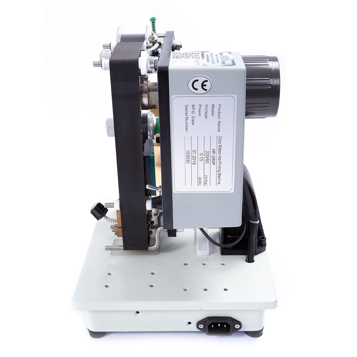 Automatische Heißprägemaschine seitlich