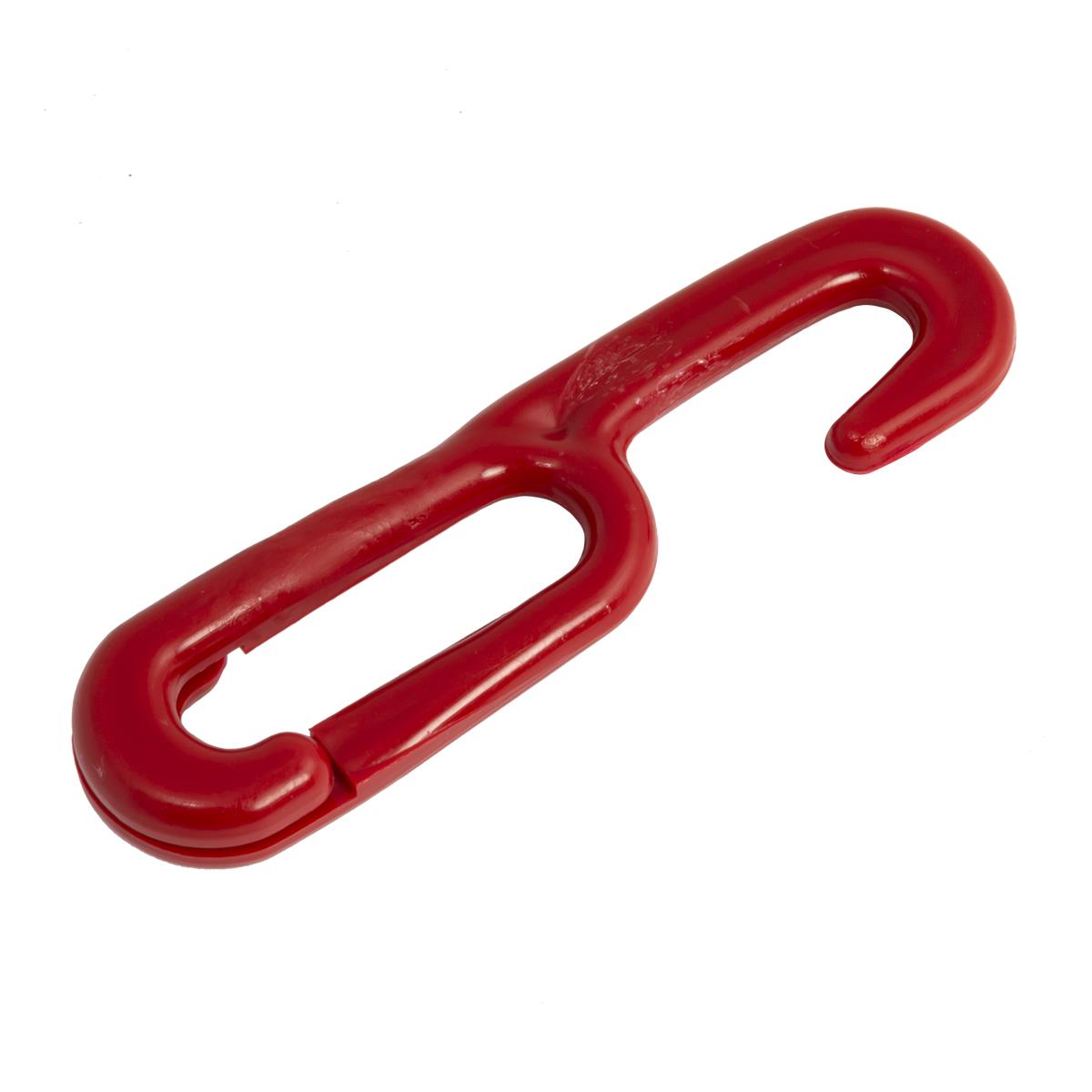 Einhängehaken 85 mm Kunststoff rot