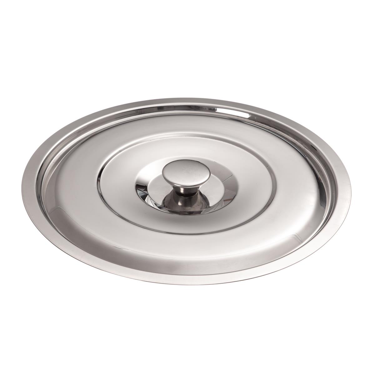 Deckel für Beilagenschale  aus Chromnickelstahl