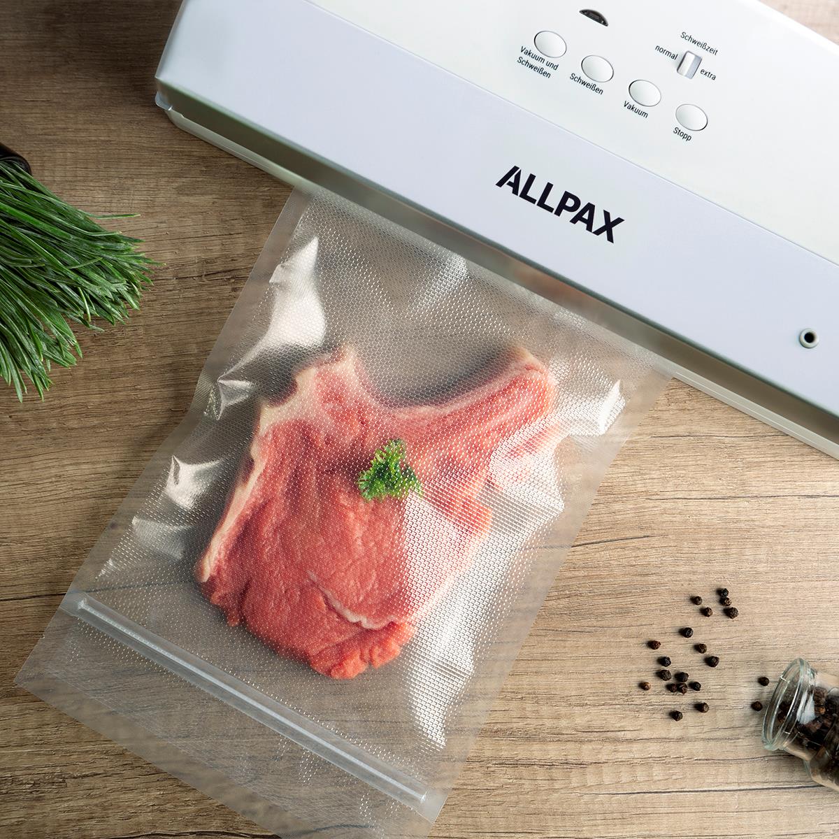Vakuumbeutel Musterverpackung