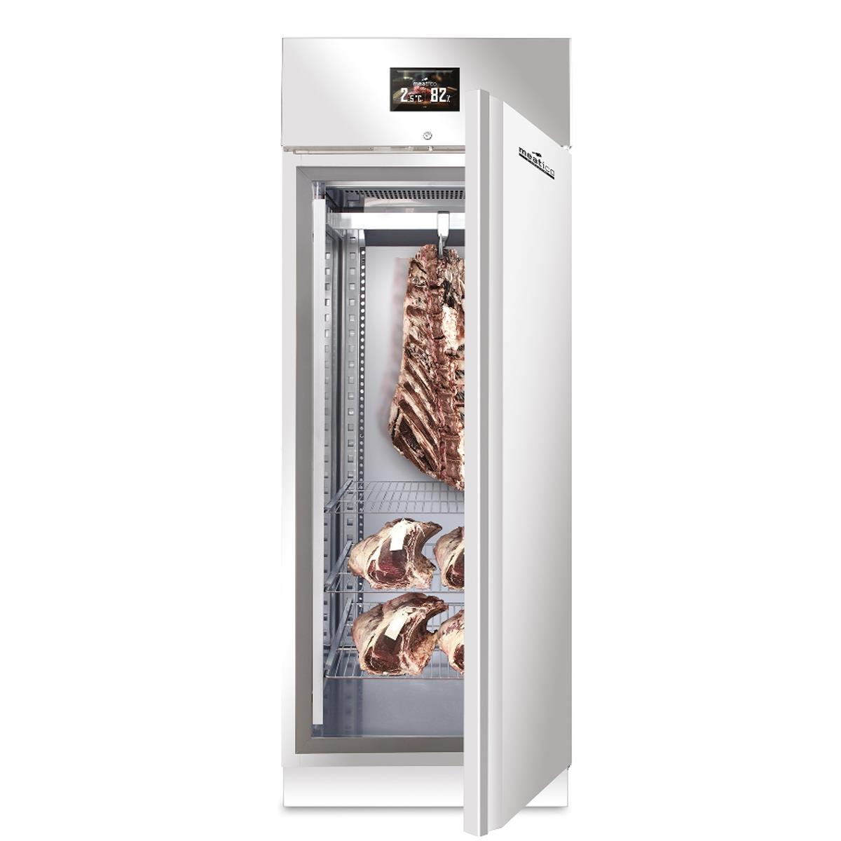 Fleischreifeschrank geöffnet Muster