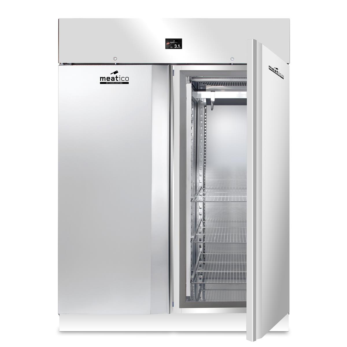 Fleischreifeschrank geöffnet