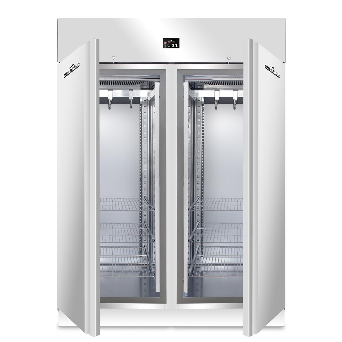 Fleischreifeschrank geöffnet