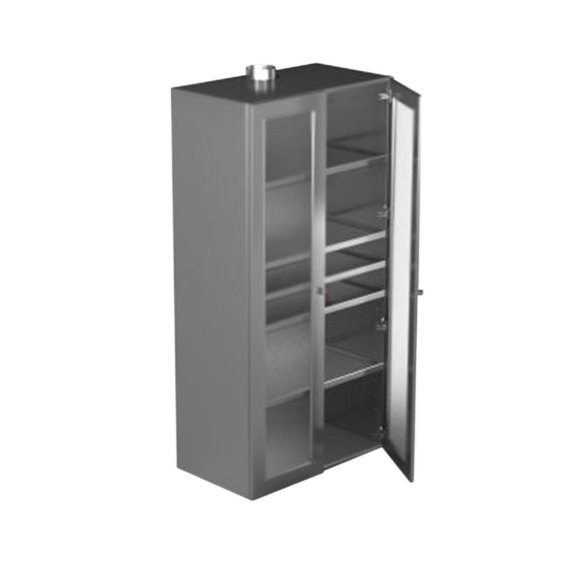 Großansicht der Bildergalerie Nasspräparateschrank CNS / Glas