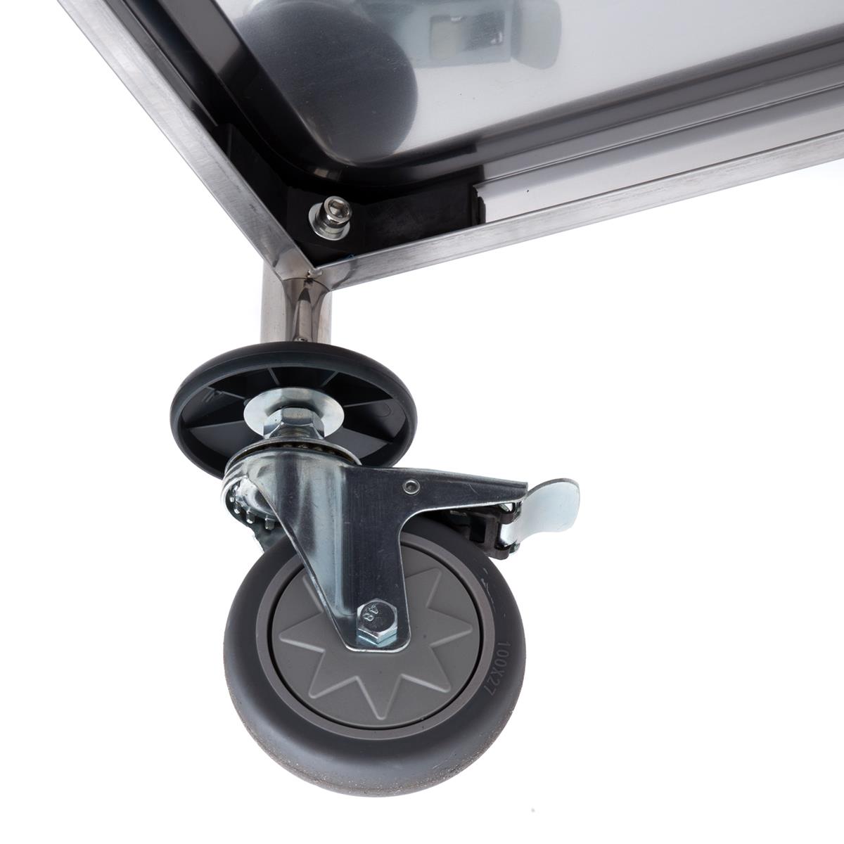 Servierwagen Rolle mit Bremse