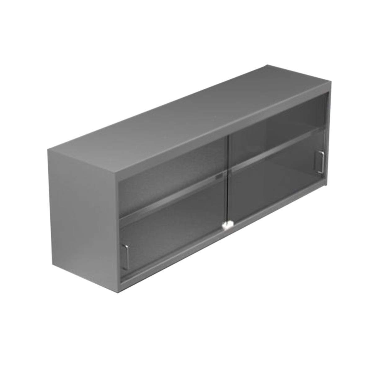 Wandschrank mit Glas-Schiebetüren, 46 cm