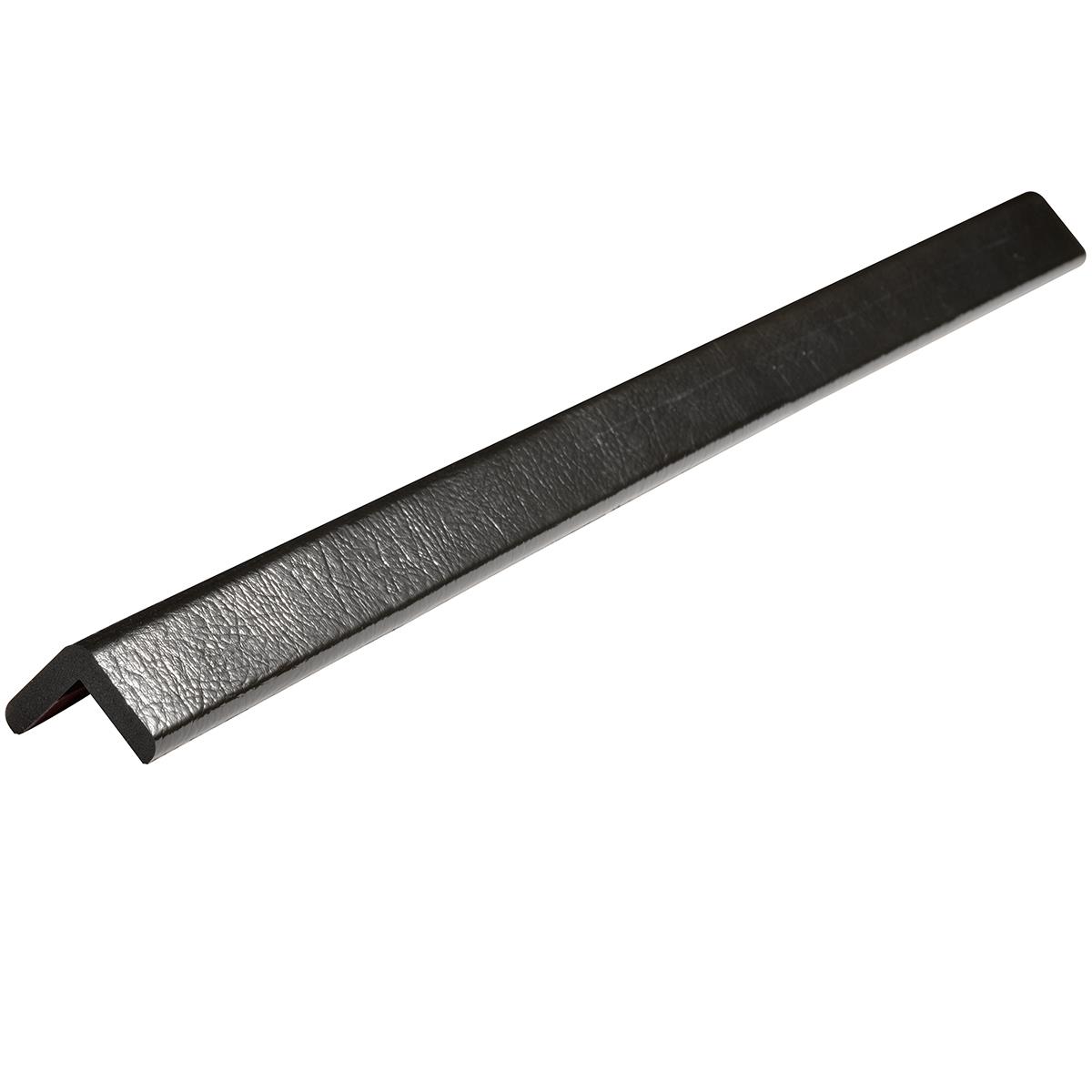 Knuffi Removable Eckschutz Typ H flach 1m Schaumstoff schwarz, gelb schwarz PU Schaum flexibel – Eckschutzprofil
