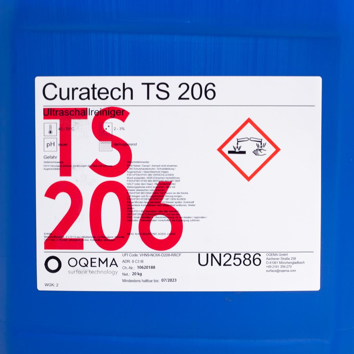 Curatech Etikett