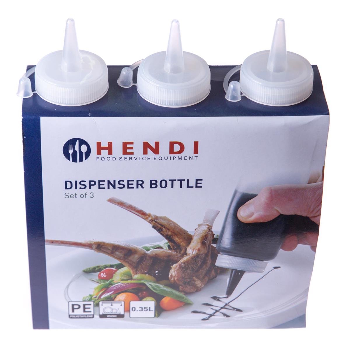 Hendi Quetschflaschen 3er Set