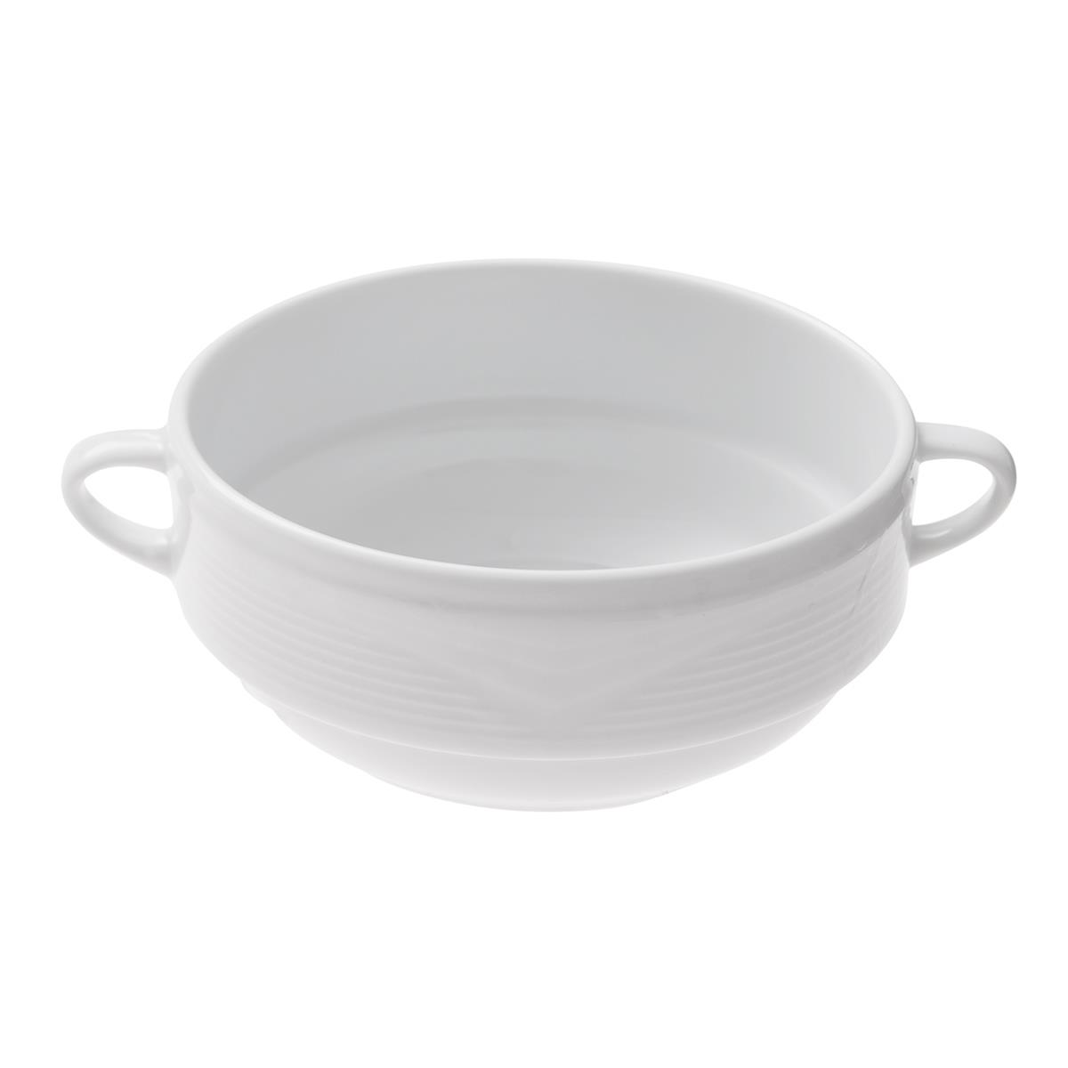 HENDI Suppentasse ø 12 cm 380 ml Porzellan stapelbar mikrowellengeeignet spülmaschinengeeignet