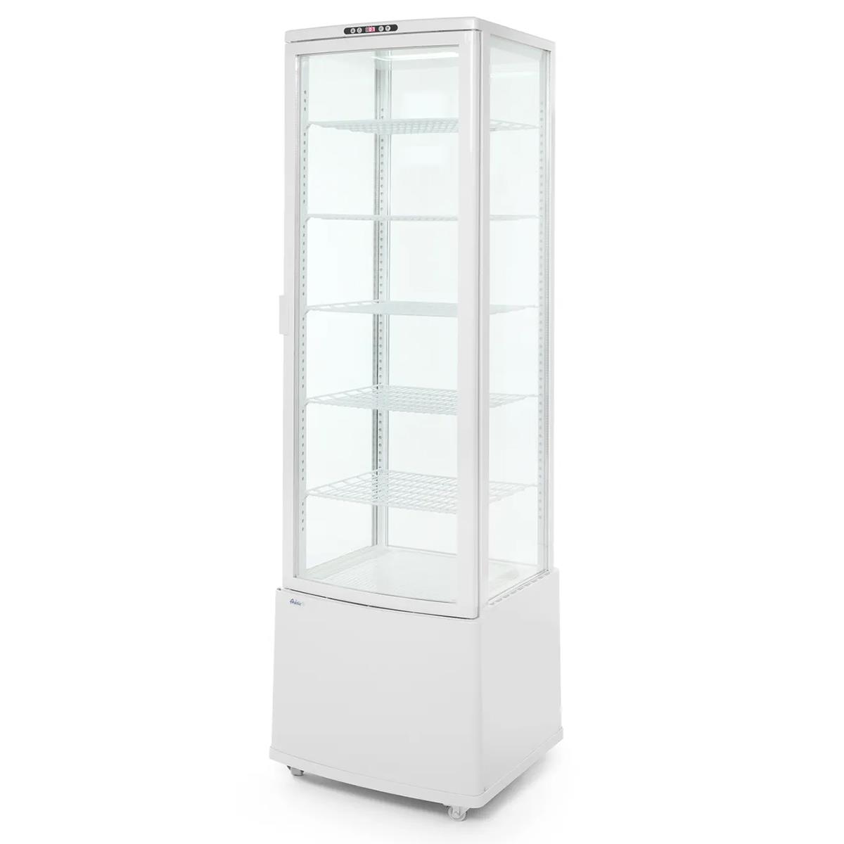 Hendi XL Kuchenvitrine 270 Liter weiß
